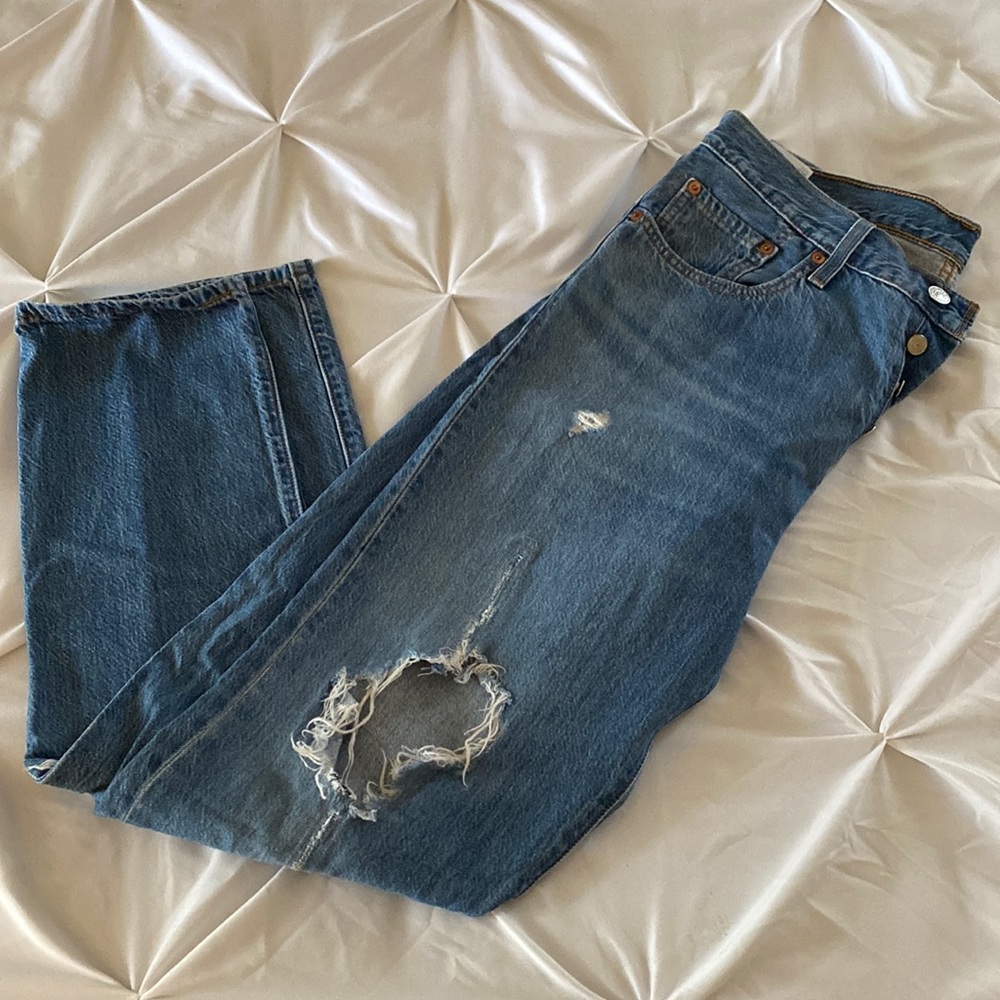 Levi’s 501 Distressed Jeans